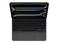 Apple Magic Keyboard - Tastatur og folio-kasse - med trackpad - bagbelyst - Apple Smart connector - QWERTY - Internationalt engelsk - sort MWR53Z/A