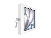 Compulocks iPad Air M2 & M3 11", Apex Enclosure Rolling Cart - Rise Freedom Extended White - Monteringssæt (indelukke, vognstander) - for tablet - låsbar - medicinsk - højglansaluminium - hvid - skærmstørrelse: 13" - for Apple 11-inch iPad Air M2 Wi-Fi, M2 Wi-Fi + Cellular, M3 Wi-Fi, M3 Wi-Fi + Cellular MCRSTDEXW11APXW