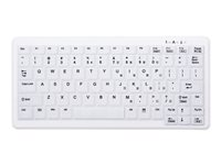 Active Key MedicalKey AK-C4110 - Tastatur - trådløs - 2.4 GHz - USA - hvid AK-C4110F-FUS-W/US