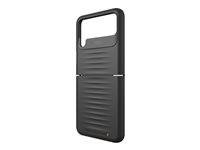 Gear4 Bridgetown - Bagsidecover til mobiltelefon - antimikrobiel - D3O Bio - sort - for Samsung Galaxy Z Flip4 702009864