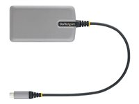 StarTech.com 4-Port USB-C Hub, USB 3.0 5Gbps, Bus Powered, USB Type-C to 4x USB-A Hub with Optional Auxiliary Power Input, Portable Desktop/Laptop USB Hub with 1ft (30cm) Attached Cable - USB Expansion Hub (5G4AB-USB-C-HUB) - Hub - 4 x USB 3.2 Gen 1 + 1 x micro-USB - desktop 5G4AB-USB-C-HUB