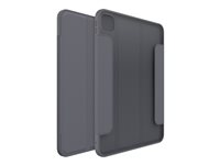 OtterBox Symmetry Series - Flipomslag til tablet - polykarbonat, syntetisk gummi - torden (klar/mørk grå) - for Apple 11-inch iPad Pro M4 Wi-Fi, M4 Wi-Fi + Cellular 77-95257