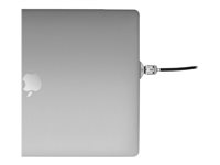 Compulocks Ledge Lock Adapter for MacBook Pro 16" (2019) with Keyed Cable Lock - Adapter til låsning af slot for sikkerhed - sølv - med kabellås med nøgle - for Apple MacBook Pro 16" (Late 2019) MBPR16LDG01KL