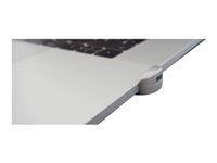 Compulocks Ledge Lock Adapter for MacBook Pro with Touch Bar 13" & 15" and Keyed Cable Lock - Adapter til låsning af slot for sikkerhed - sølv - for Apple MacBook Pro with Touch Bar 13.3" 4x Thunderbolt 3 (Late 2016, Mid 2017, Mid 2018, Mid 2019, Early 2020); MacBook Pro with Touch Bar 15.4" (Late 2016, Mid 2017, Mid 2018, Mid 2019) MBPRLDGTB01