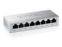 Zyxel GS-100 series GS-105B - Version 5 - switch - ikke administreret - 5 x 10/100/1000 - desktop, væg-monterbar GS-105BV5-EU0101F