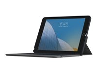ZAGG Rugged Messenger - Tastatur og folio-kasse - bagbelyst - Bluetooth - Nordisk - sort tastatur, sort etui - for Apple 10.2-inch iPad (7. generation, 8. generation, 9. generation) 103104689