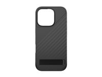 ZAGG Denali Snap - Bagsidecover til mobiltelefon - med støtteben - MagSafe-kompatibilitet - termoplastisk polyuretan (TPU), grafen - for Apple iPhone 16 Pro 702315252