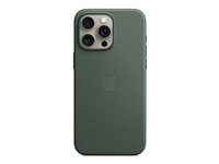 Apple - Bagsidecover til mobiltelefon - MagSafe-kompatibilitet - FineWoven - stedsegrøn - for iPhone 15 Pro Max MT503ZM/A