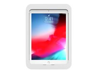 Compulocks iPad 10.2" Security Case Bundle with Keyed Lock - Bagsidecover til tablet - aluminium - hvid - 10.2" - for Apple 10.2-inch iPad (7. generation, 8. generation, 9. generation) WOLF102W