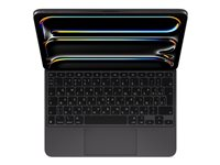 Apple Magic Keyboard - Tastatur og folio-kasse - med trackpad - bagbelyst - Apple Smart connector - QWERTY - russisk - sort MWR23RS/A