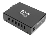 Eaton Tripp Lite Series Gigabit Singlemode Fiber to Ethernet Media Converter, SMF 10/100/1000 SC, 1310 nm, 20 km (12.4 mi.) - Fibermedieomformer - 1GbE - 10Base-T, 100Base-TX, 1000Base-T - RJ-45 / SC enkelttilstand - op til 20 km - 1310 nm N785-INT-SC-SM