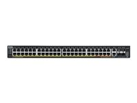 Zyxel XGS2220 Series XGS2220-54HP - Switch - 48-port GbE L3 adgang, NebulaFLEX Cloud, med 6 10G uplink - Administreret - 40 x 10/100/1000 (PoE+) + 8 x 10/100/1000 (PoE++) + 2 x 1/2.5/5/10 (PoE++) + 4 x 10 Gigabit SFP+ - desktop, monterbar på stativ - PoE++ (600 W) XGS2220-54HP-EU0101F