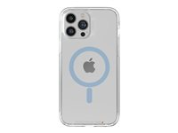 Gear4 Santa Cruz Snap - Bagsidecover til mobiltelefon - med MagSafe - MagSafe-kompatibilitet - D3O Bio - lyseblå - for Apple iPhone 13 Pro Max 702008210