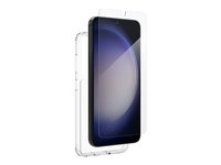 iFrogz Defence - Bagsidecover til mobiltelefon - Krystalklar - med skærmbeskytter - for Samsung Galaxy S23 302011020
