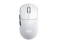 CHERRY Xtrfy M68 Pro - Mus - optisk - 5 knapper - trådløs - 2.4 GHz - trådløs modtager (USB) - hvid CX-M68W-PRO-WHITE