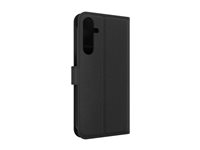 iFrogz Defence - Flipomslag til mobiltelefon - læder - sort - for Samsung Galaxy A35 302314208