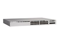 Cisco Catalyst 9200L - Network Essentials - switch - L3 - 24 x 10/100/1000 + 4 x 10 Gigabit SFP+ (uplink) - monterbar på stativ C9200L-24T-4X-E