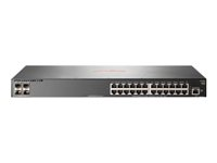 HPE Aruba 2930F 24G 4SFP+ - Switch - L3 - Administreret - 24 x 10/100/1000 + 4 x 1 Gigabit / 10 Gigabit SFP+ (uplink) - monterbar på stativ JL253A