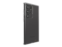 Gear4 Crystal Palace - Bagsidecover til mobiltelefon - polykarbonat, termoplastisk polyuretan (TPU), RepelFlex-belægning, D3O Crystalex - klar - for Samsung Galaxy S23 Ultra 702010921