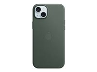 Apple - Bagsidecover til mobiltelefon - MagSafe-kompatibilitet - FineWoven - stedsegrøn - for iPhone 15 Plus MT4F3ZM/A