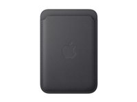 Apple - Omslag til mobiltelefoner/kreditkort - MagSafe-kompatibilitet - mikrotwill, FineWoven - sort MA6W4ZM/A
