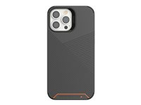Gear4 Denali Snap - Bagsidecover til mobiltelefon - MagSafe-kompatibilitet - D3O - sort - for Apple iPhone 13 Pro Max 702008217