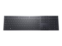 Dell Premier KB900 - Tastatur - samarbejde - bagbelyst - trådløs - 2.4 GHz, Bluetooth 5.1 - QWERTY - Pan Nordic - grafit - med 3 years NBD Advance Exchange KB900-GR-NOR