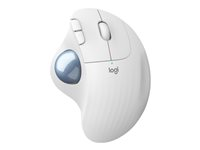 Logitech Ergo Series ERGO M575 - Styrebold - optisk - 5 knapper - trådløs - Bluetooth 5.0 LE, 2.4 GHz - trådløs modtager (USB) - off white 910-005870