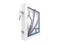 Compulocks iPad Air M2 & M3 13", Apex Enclosure Core Stand - White - Monteringssæt - eksponeret front/bagsidekamera og sensorer - for tablet - låsbar - metalramme, aluminium af høj styrke - hvid - skærmstørrelse: 13" - på disk, vægmonterbar - for Apple 13-inch iPad Air M2 Wi-Fi, M2 Wi-Fi + Cellular 111W13APXW