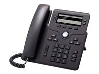 Cisco IP Phone 6861 - VoIP-telefon - IEEE 802.11n (Wi-Fi) - SIP, SRTP - 4 linier - brunsort CP-6861-3PW-CE-K9=