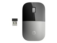 HP Z3700 - Mus - trådløs - 2.4 GHz - trådløs modtager (USB) - sølv X7Q44AA#ABB