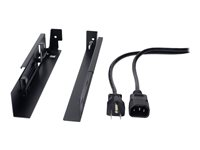 APC - KVM console rack monteringssæt - sort - 1U - TAA-kompatibel - for P/N: AR3106SP, SMX1000C, SMX1500RM2UC, SMX1500RM2UCNC, SMX750C, SMX750CNC, SRT5KRMXLW-TW KVM-LCDMOUNT