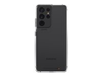 Gear4 Crystal Palace - Bagsidecover til mobiltelefon - polykarbonat, D3O - klar - for Samsung Galaxy S21 Ultra 5G 702007307