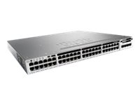 Cisco Catalyst 3850-48T-E - Switch - L3 - Administreret - 48 x 10/100/1000 - desktop, monterbar på stativ WS-C3850-48T-E