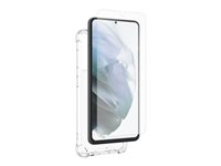 iFrogz Defence - Bagsidecover til mobiltelefon - Krystalklar - med skærmbeskytter - for Samsung Galaxy S21 5G 300508601