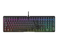 CHERRY XTRFY MX 3.1 - Tastatur - 100% - full size - bagbelyst - USB-C - QWERTY - Pan Nordic - tastkontakt: CHERRY MX2A Red - sort G80-3890LJAPN-2