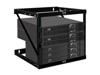 Eaton Tripp Lite Series 12U Wall Mount Open Frame Rack Cabinet Wallmount Heavy Duty - Rack åben ramme - 2-pæl - vægmonterbar - sort - 12U - 19" SRWO12UHD