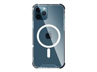 Insmat - Bagsidecover til mobiltelefon - fleksibel termoplastik polyuretan (TPU) - klar - for Apple iPhone 12, 12 Pro 650-1879