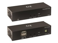 Eaton Tripp Lite Series DisplayPort to HDMI over Cat6 Extender Kit with KVM Support, 4K 60Hz, 4:4:4, USB, PoC, HDCP 2.2, up to 230 ft., TAA - Video/audio ekspander - HDMI, DisplayPort - over CAT 6 - op til 70 m - TAA-kompatibel - for P/N: B127A-010-H, P580-015-8K6, P580-020-8K6, P580-025-8K6, P580-030-8K6 B127A-1A1-BDBH