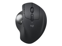 Logitech Ergo Series MX Ergo S - Styrebold - ergonomisk - avanceret - optisk - 8 knapper - trådløs - Bluetooth, 2.4 GHz - Logitech Logi Bolt USB-modtager - grafit 910-007260