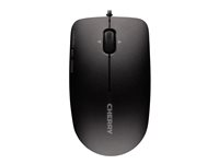 CHERRY MC 2000 - Mus - højre- og venstrehåndet - infrarød - 3 knapper - kablet - USB - sort JM-0600-2
