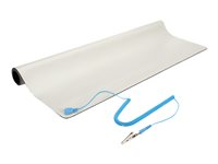 StarTech.com Anti-Static Mat - 25" x 27.5" Electrical Grounding Desk Pad - For Home or Work - Beige (M3013) - Antistatisk desktop underlag - beige M3013