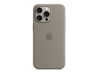 Apple - Bagsidecover til mobiltelefon - MagSafe-kompatibilitet - silicone - ler - for iPhone 15 Pro Max MT1Q3ZM/A