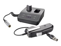 Poly CA22CD-DC - Trådløs PTT (push-to-talk) hovedtelefon adapter - dobbeltkanal, DECT, 1880-1900 MHz, med batteri - for Poly CA22CD-DC, CA22CD-SC 8K7H5AA#ABB