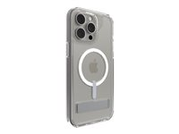 Zagg Crystal Palace - Bagsidecover til mobiltelefon - MagSafe-kompatibilitet - klart klik - for Apple iPhone 15 Pro Max 702312623