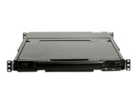 StarTech.com Dual Rail Rackmount KVM Console HD 1080p, Single Port DVI/VGA KVM with 17" LCD Monitor for Server Rack, Fully Featured 1U LCD KVM Drawer with Cables, USB Support, 44230 MTBF - Single Port Console (RKCOND17HD) - KVM-konsol med KVM switch - 1 porte - USB - 17.3" - rackversion - 1920 x 1080 Full HD (1080p) @ 60 Hz - 250 cd/m² - 650:1 - 8 ms - 2xDVI-D, 2xVGA - sort - 1U RKCOND17HD