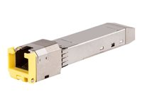 HPE Aruba Cat5e - SFP (mini-GBIC) transceiver modul - 1GbE - 1000Base-T - RJ-45 - op til 100 m - for Edgeline e920; HPE Aruba 6000 12, 6000 24, 6000 48, 6200F 12, 6200M 24; CX 10000, 8360 J8177D