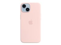 Apple - Bagsidecover til mobiltelefon - MagSafe-kompatibilitet - silicone - kridt pink - for iPhone 14 MPRX3ZM/A