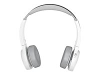 Cisco Headset 730 - Headset - på øret - Bluetooth - trådløs - aktiv støjfjerning - USB, 3,5 mm jackstik - platinum - for Cisco DX70, DX80; IP DECT Phone 6825; IP Phone 88XX; Unified Wireless IP Phone 8821 HS-WL-730-BUNA-P