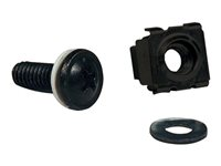 Eaton Tripp Lite Series Rack Enclosure Cabinet Square Hole Hardware Kit Screws, Washers - rack skruer, møtrikke og pakningsskiver SRCAGENUTS